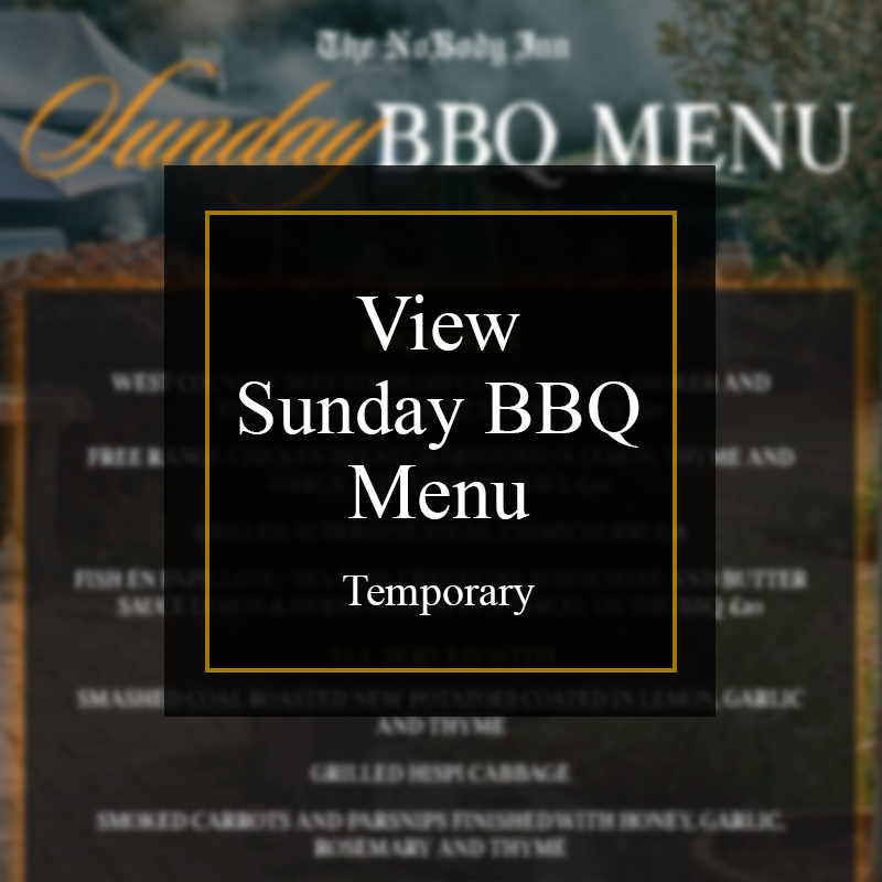 Sunday BBQ Menu
